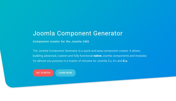 Joomla component creator
